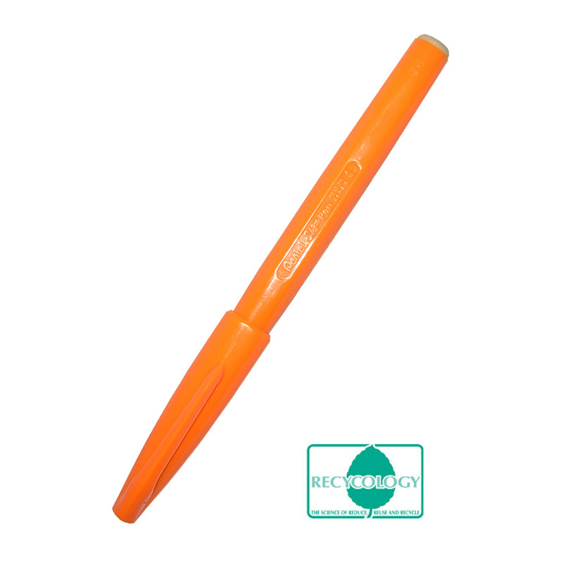PENTEL Stylos fibre Sign Pen 2.0mm S520-F orange