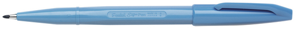 PENTEL Stylos fibre Sign Pen 2.0mm S520-S bleu claire