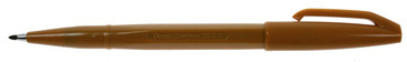 PENTEL Stylos fibre Sign Pen 2.0mm S520-Y ocre