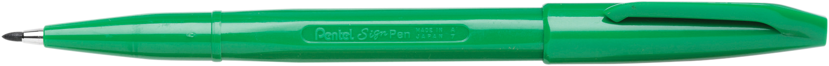 PENTEL Stylos fibre Sign Pen 2.0mm S520D vert vert