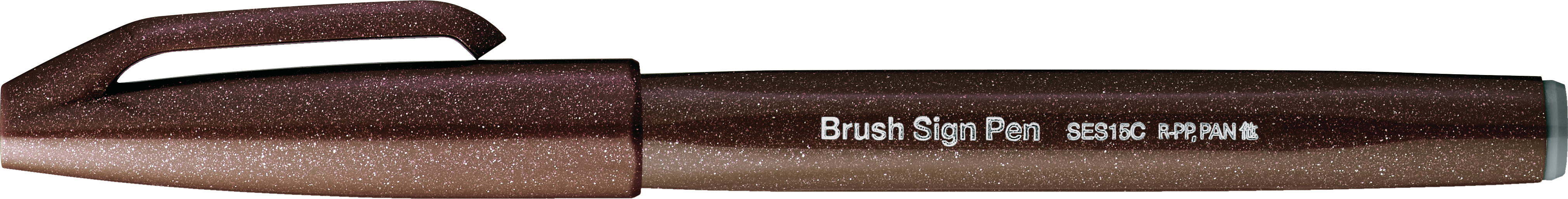 PENTEL Brush Sign Pen SES15C-E3X marron foncé