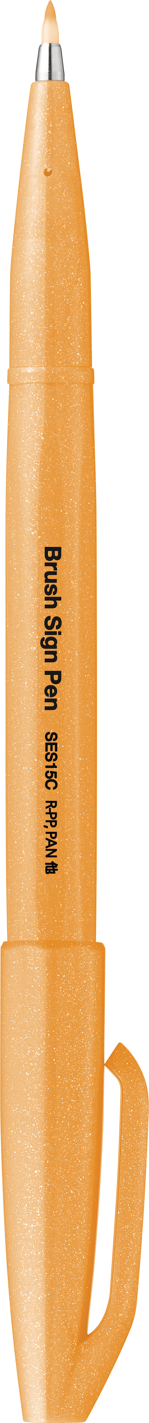 PENTEL Brush Sign Pen SES15C-FFX Fluo orange
