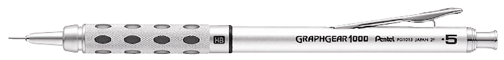 PENTEL Graphgear 0.5mm XPG1015-A silber