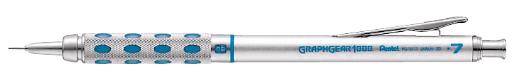 PENTEL Graphgear 0.7mm XPG1017-C silber