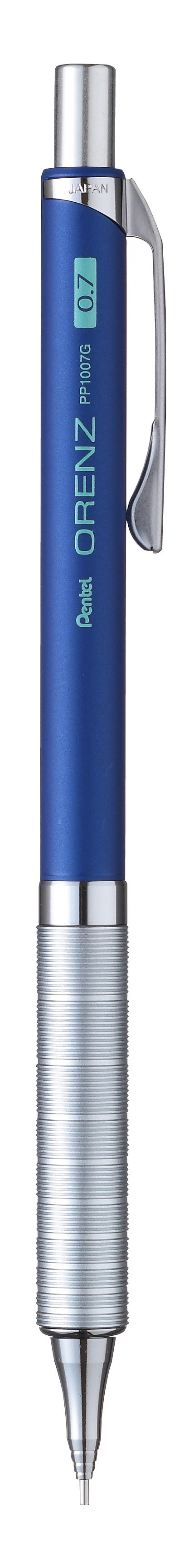 PENTEL Porte-mine Orenz 0,7mm XPP1007G-CX Metal Grip, bleu