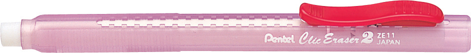 PENTEL Clic Eraser ZE11T-B rouge ZER-2