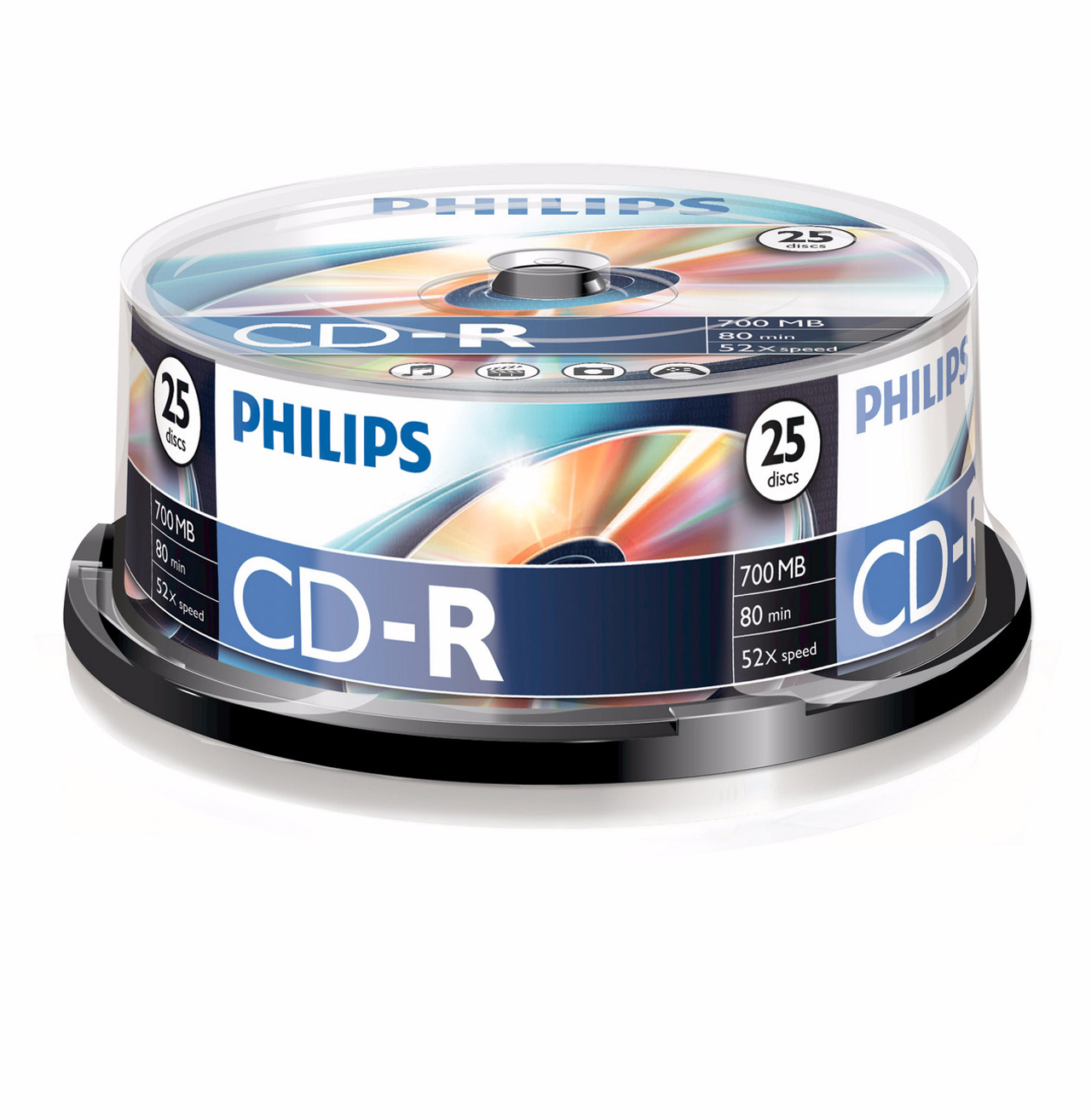 PHILIPS CD-R Spindle 80 Min./700MB 4632 25 Pcs