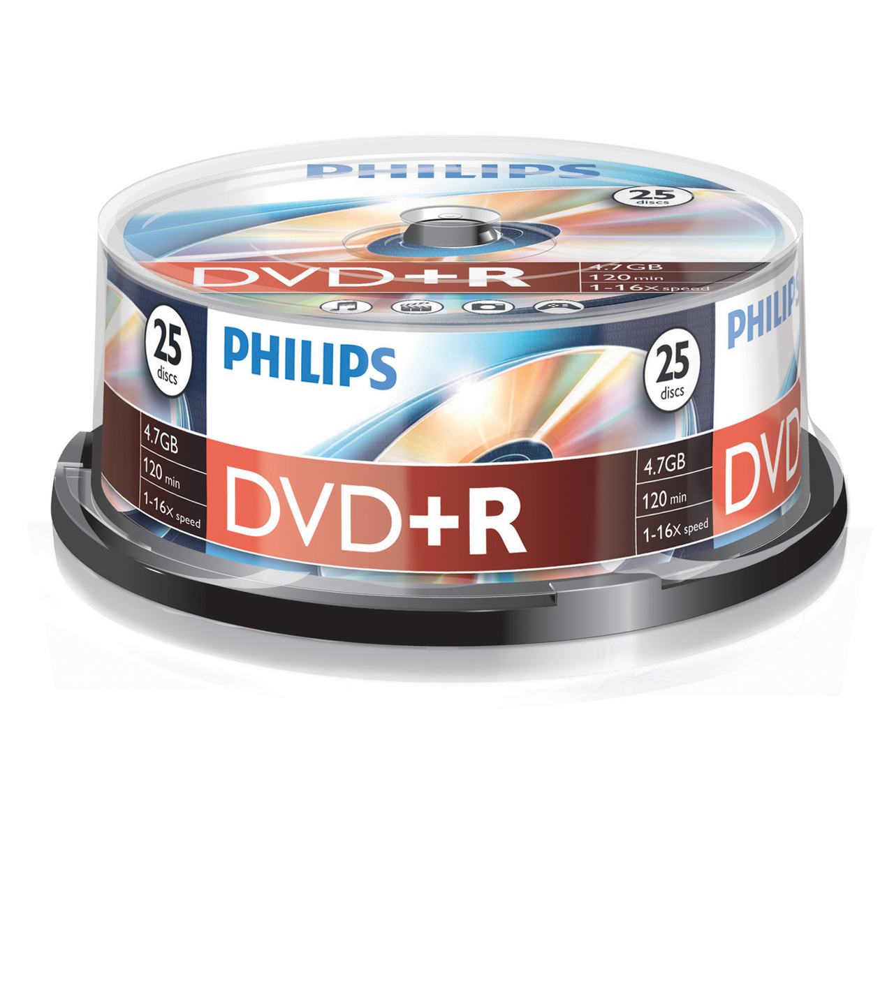 PHILIPS DVD+R Spindle 4.7GB 5212 25 Pcs 25 Pcs