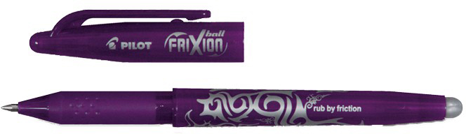 PILOT Roller FriXion Ball 0.7mm BL-FR7-V violet, rechargeable, corrig.