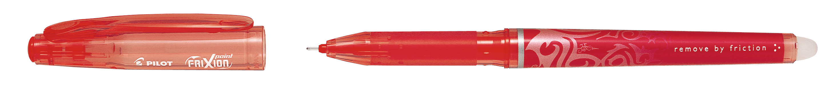 PILOT Roller FriXion Point 0.5mm BL-FRP5-R rouge, rechargeable, corrig.