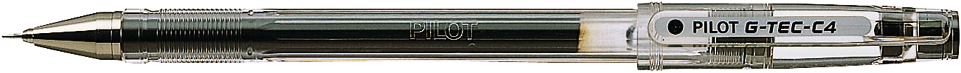 PILOT Gelschreiber G-TEC C4 0,4mm BL-GC4-B schwarz