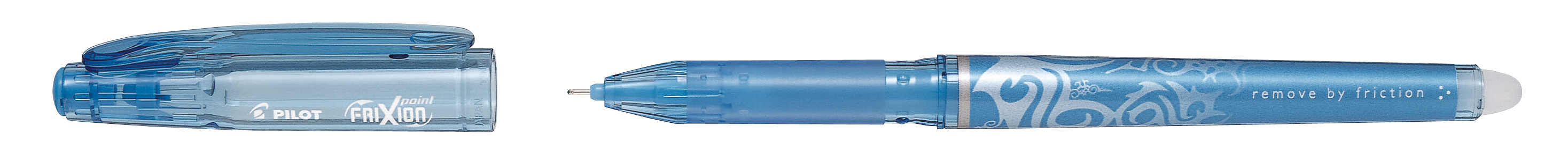 PILOT Roller FriXion Point 0.5mm BLFRP5LB bleu clair, recharg. corrig. bleu clair, recharg. corrig.