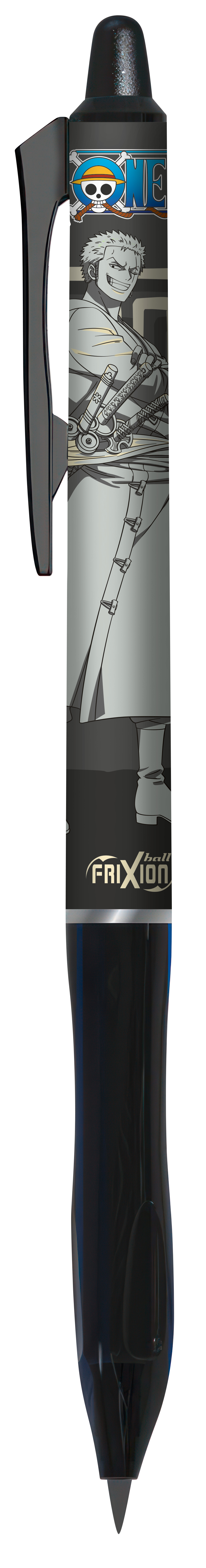 photo PILOT Frixion Plus+ OnePiece 0.7mm PUJ681387 Zoro, noir