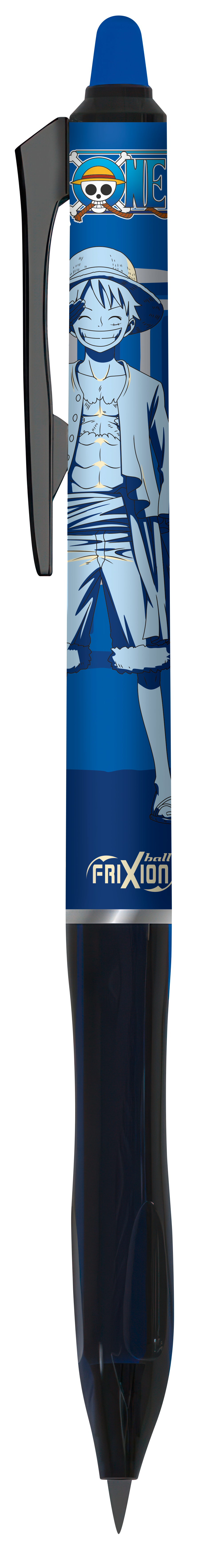 photo PILOT Frixion Plus+ OnePiece 0.7mm PUJ681394 Luffy, bleu