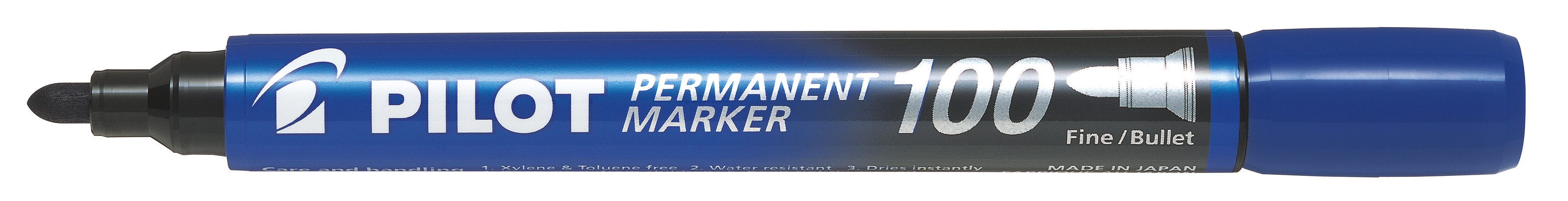 PILOT Permanent Marker 100 1mm SCA-100-L Round Tip bleu