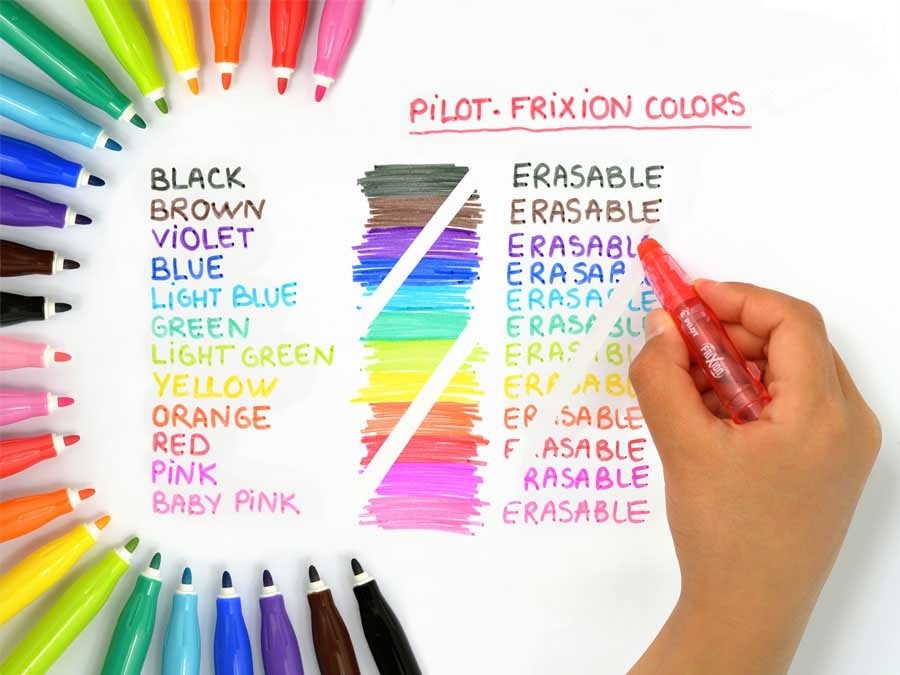 PILOT Frixion Colors SW-FC 12 pcs., étui