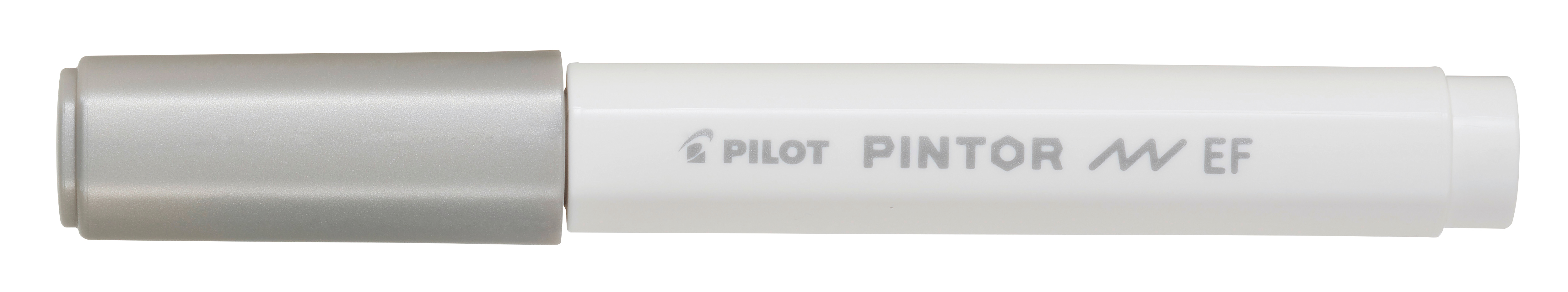 PILOT Marker Pintor 0.7mm SW-PT-EF-SI argent argent