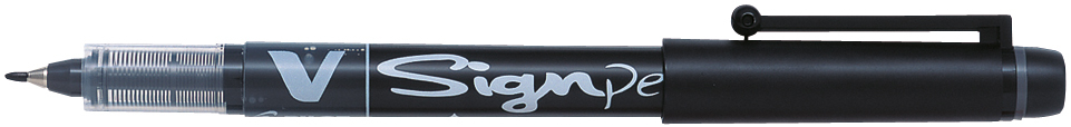 PILOT V-Sign Pen 0,6mm SW-VSP-B noir noir