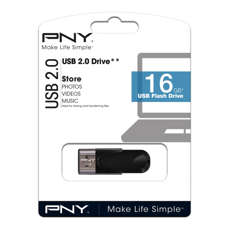 PNY Attaché 4 USB 2.0 16GB FD16GATT4-EF