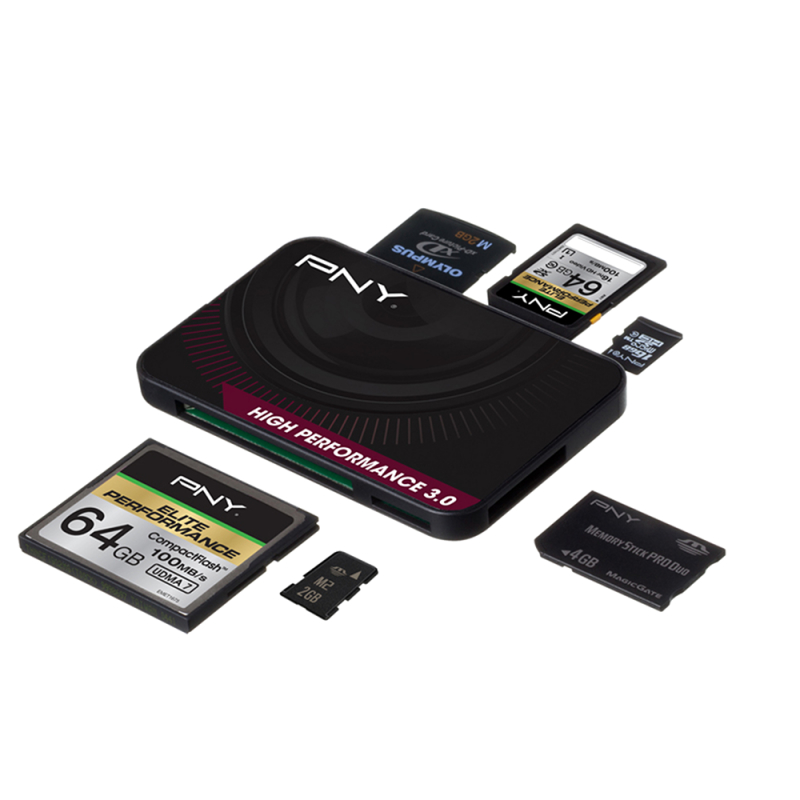 PNY Flash Card Reader High Perf. FLASHREAD-HI HIGPER-BX USB 3.0