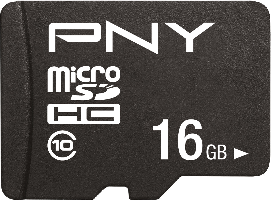 PNY Performance Plus 16GB P-SDU16G10PPL-GE MicroSD HC Card Cl.10