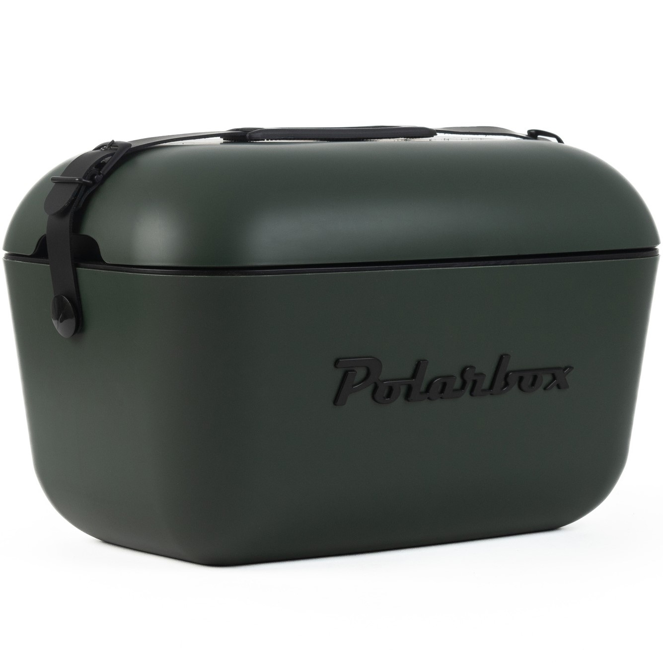 photo POLARBOX Retro Cooler 01.20BL-FG Vert forêt - Noir 20l