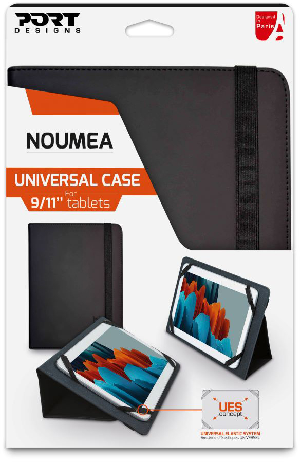 PORT NOUMEA UNIV. TABLET CASE 201311 9/11, Black