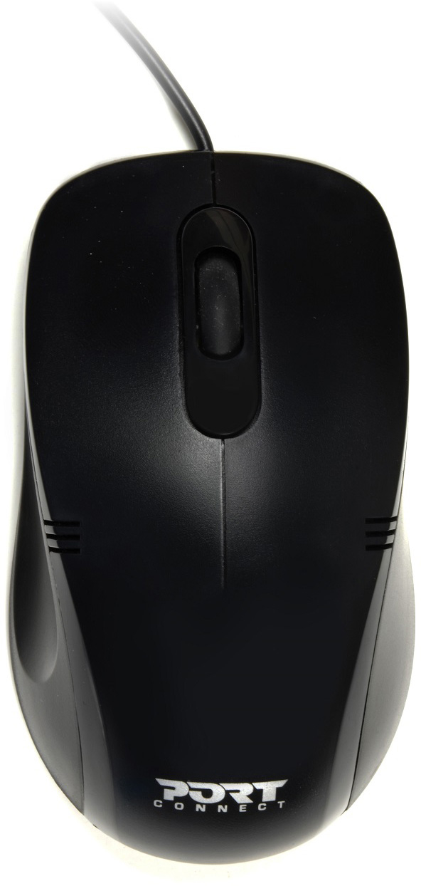 photo PORT Office Budget Mouse PRO 900400-PRO Black, Wired