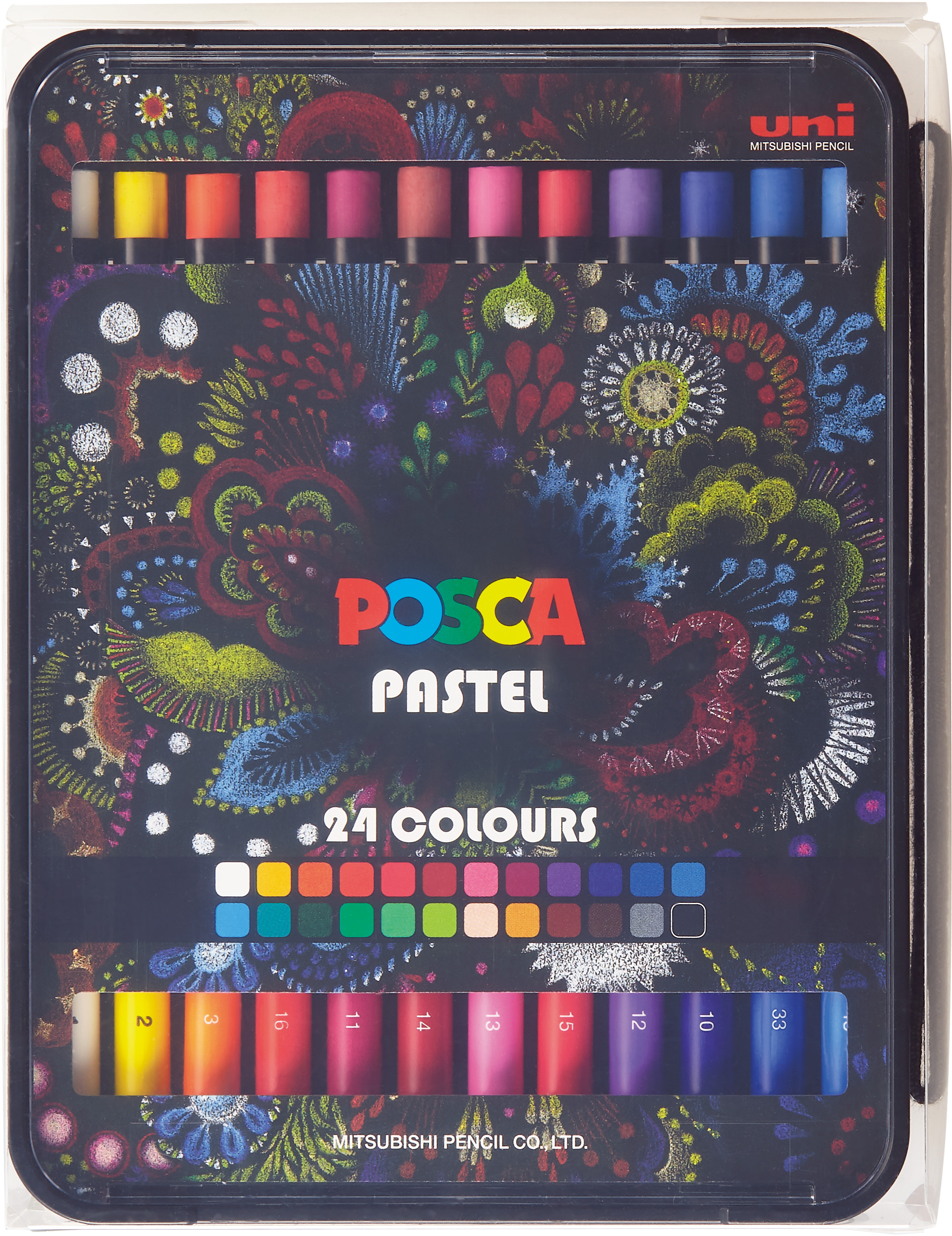 photo POSCA Marker Pastel KPA-100 24C 24 pcs. ass.
