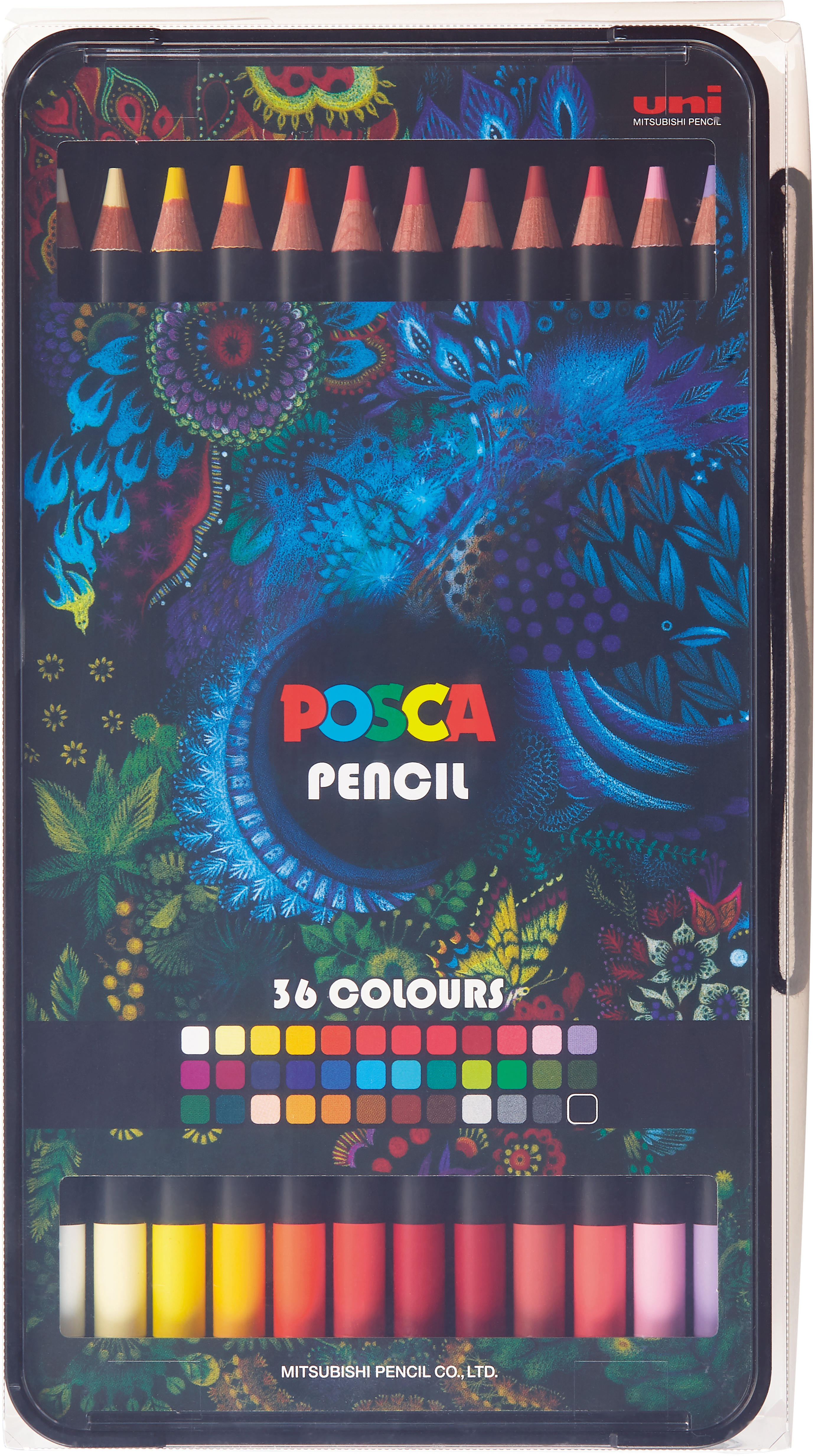 photo POSCA Crayon Couleurs KPE-200 36C 36 pcs. ass.