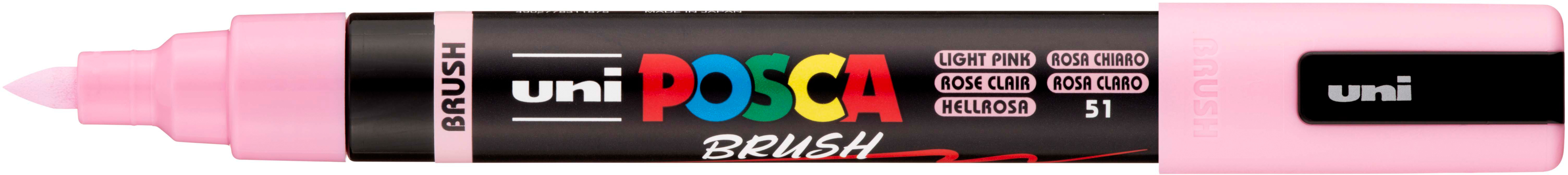 photo POSCA Brush Marker 1-4mm PC-5BRL.PINK rose clair