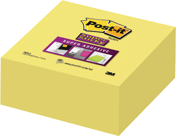POST-IT Cube 76x76mm 2028-S jaune, 350 Blatt jaune, 350 Blatt