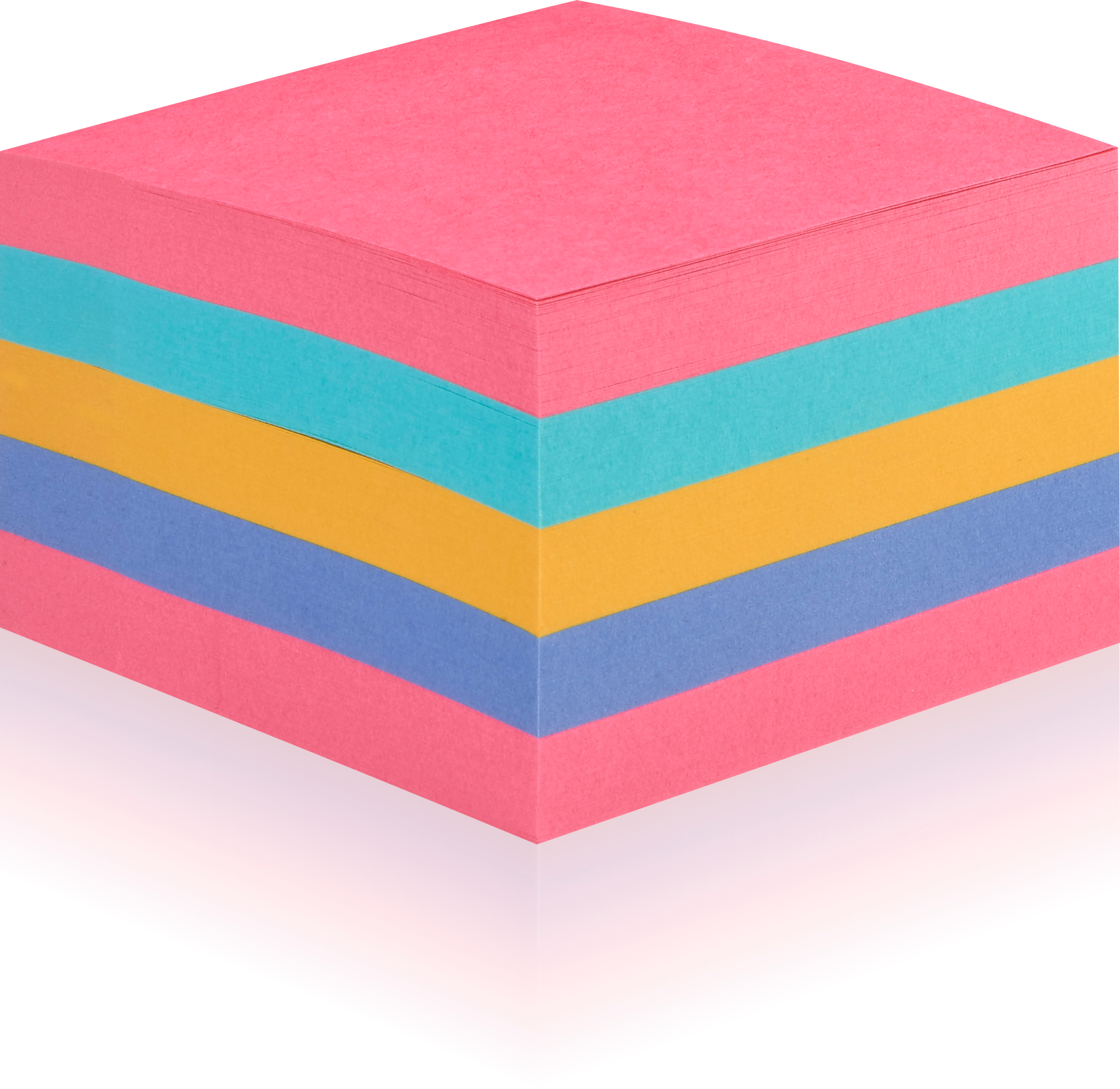 POST-IT Cube Super Sticky 76x76mm 2028SSRBWC multicolor 440 feuilles