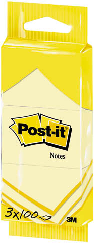 POST-IT Notes 38×51mm 6810 jaune 3x100 flls. jaune 3x100 flls.