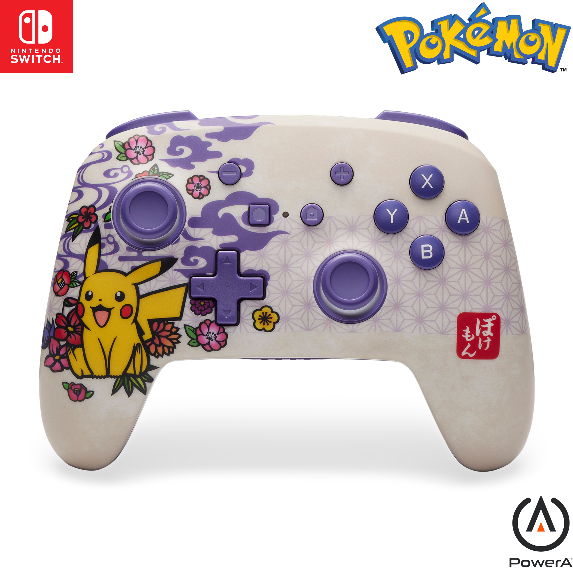 photo POWER A Enhanced Wireless Ctrl. NSGP0324-01 NSW, Pikachu Blossom