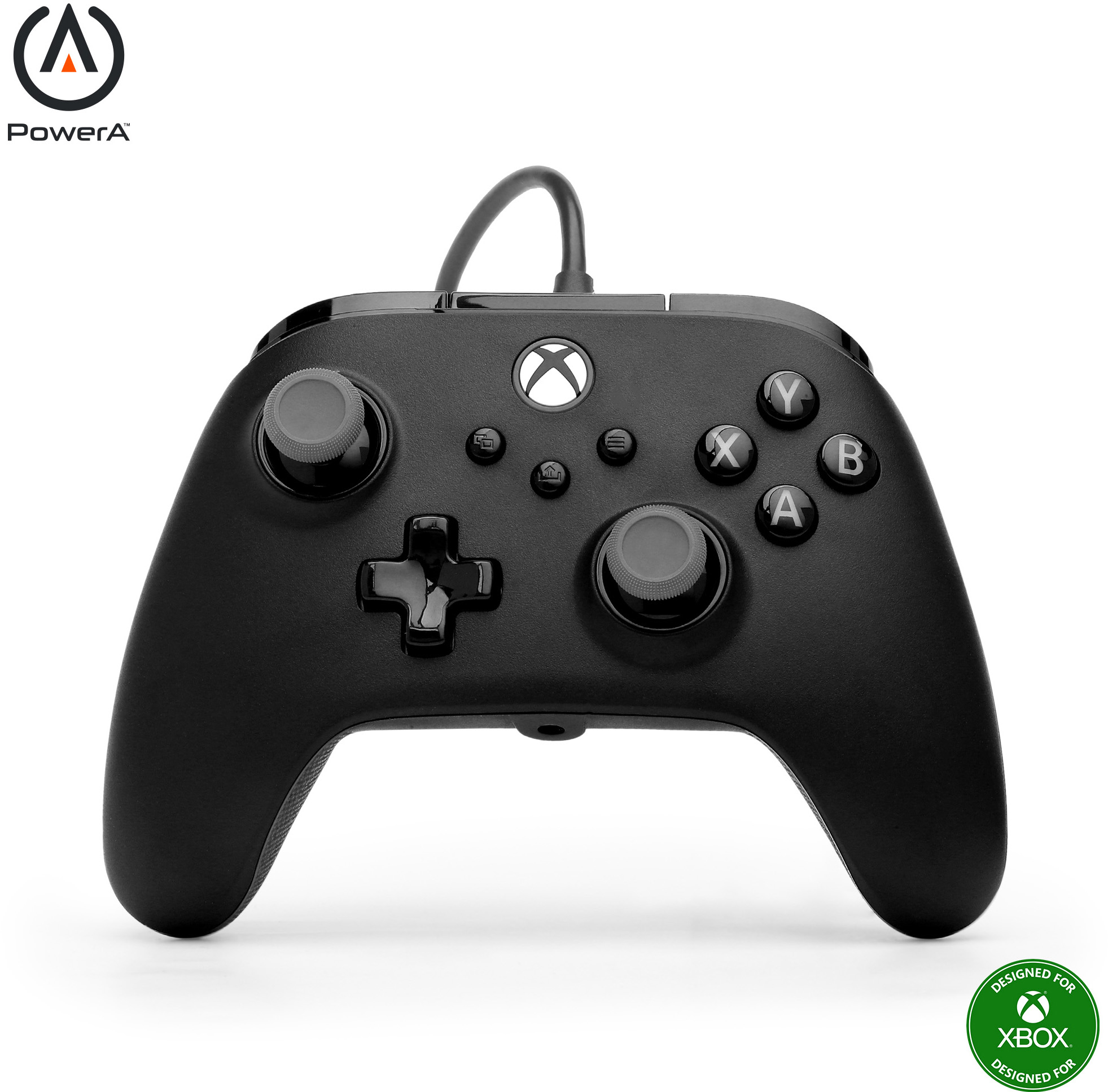 photo POWER A Advantage Plus Wired Ctrl. XBGP0439-01 XBox,Charcoal