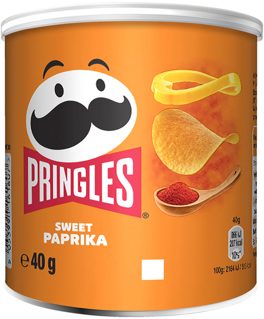 photo PRINGLES Classic Paprika 5749 40g, 12 pcs.