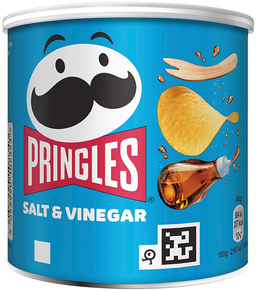 photo PRINGLES Salt & Vinegar 7232 40g, 12 pcs.