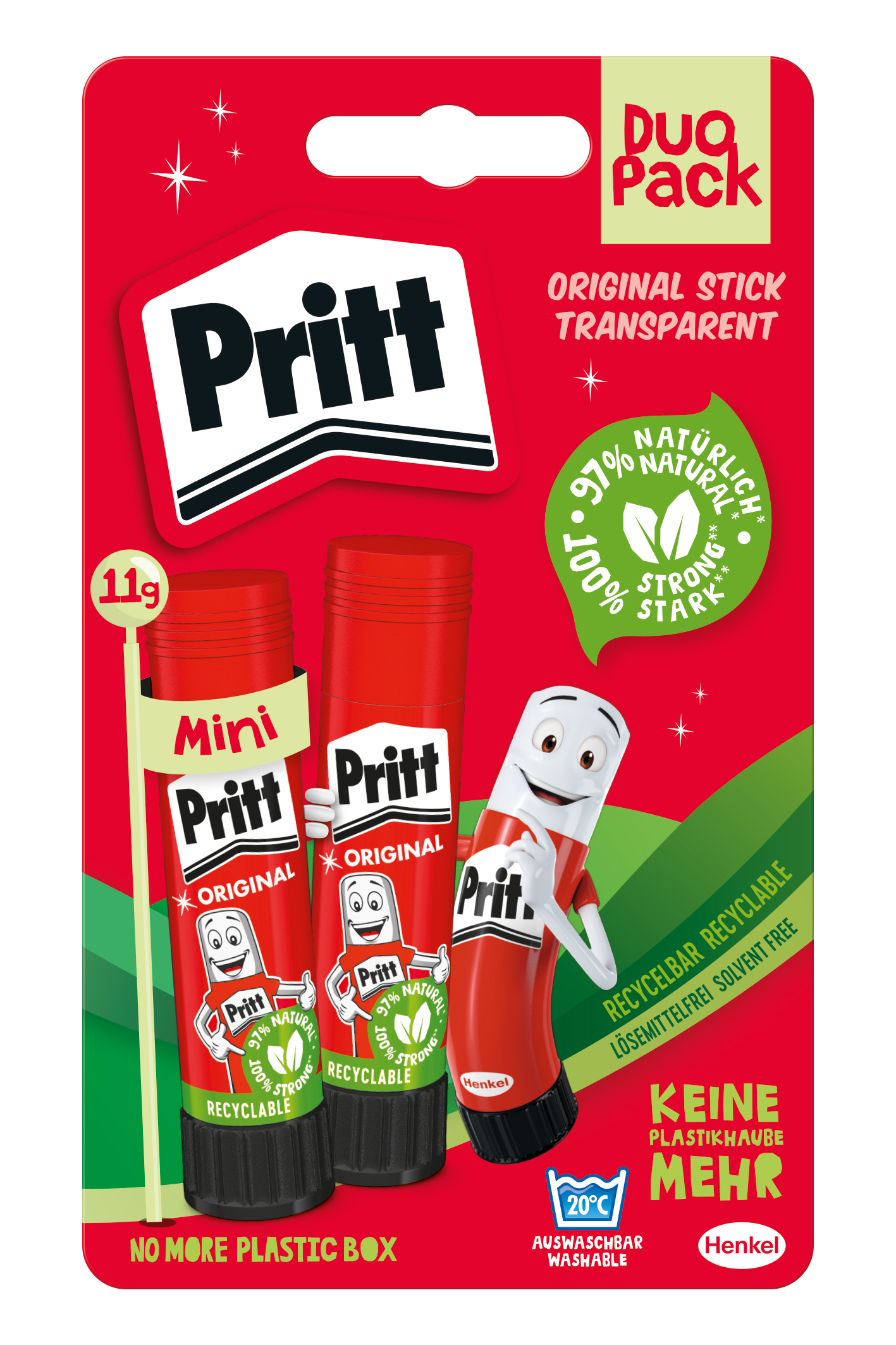 photo PRITT Bâtons de colle 11g PK4DB 2 pièces