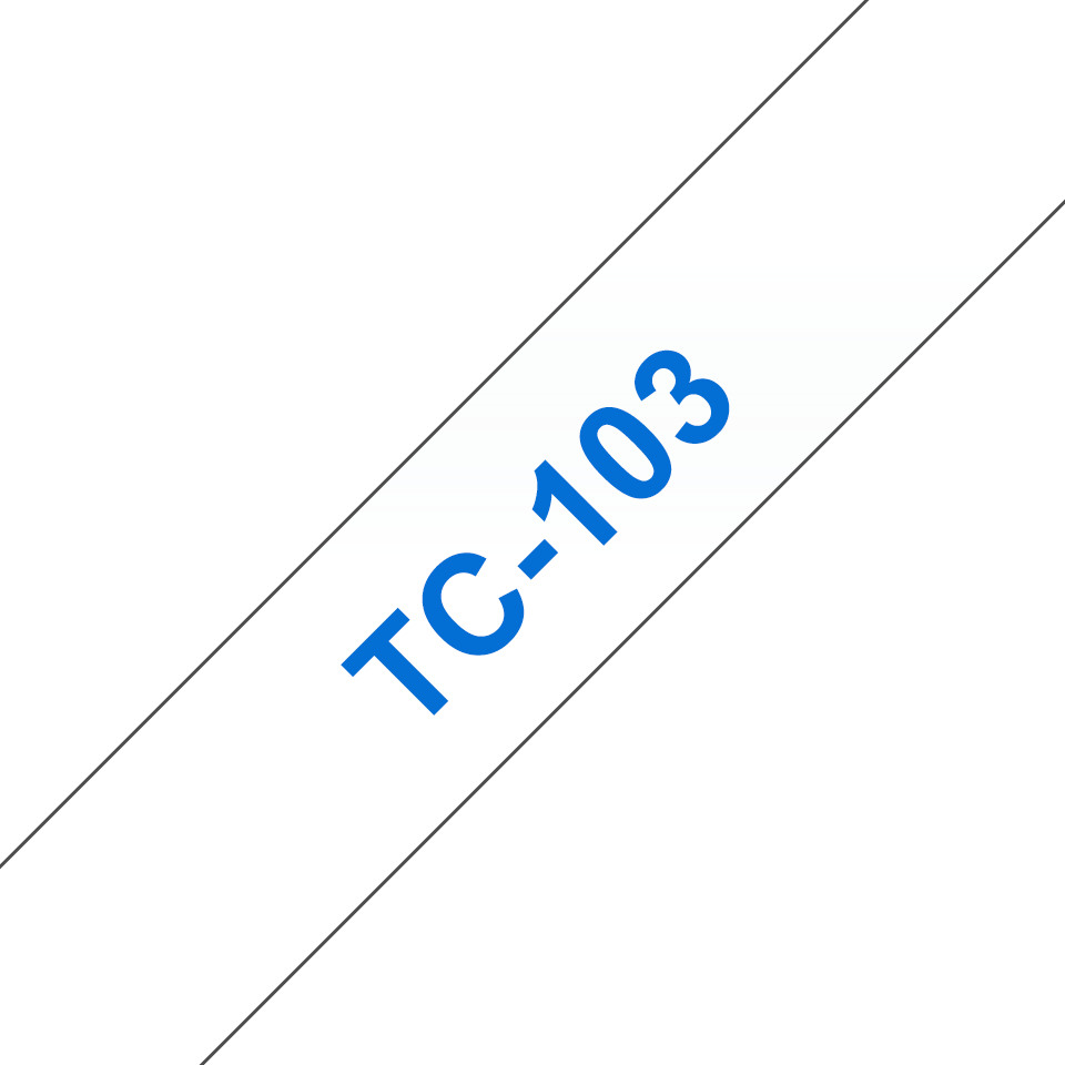 PTOUCH Ruban, laminé bleu/transp. TC-103 PT-3000 12 mm