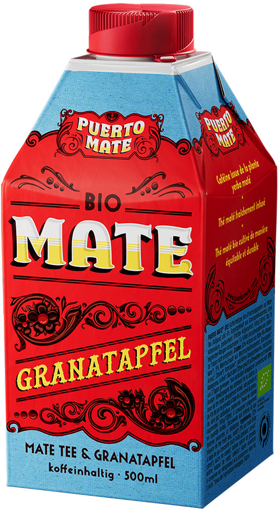 photo PUERTO Maté grenade bio 4111 50 cl, 8 pcs.