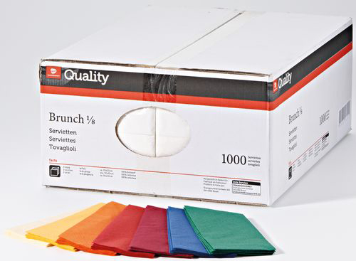photo QUALITY Serviettes Brunch 992581 bordeaux 1000 pcs.