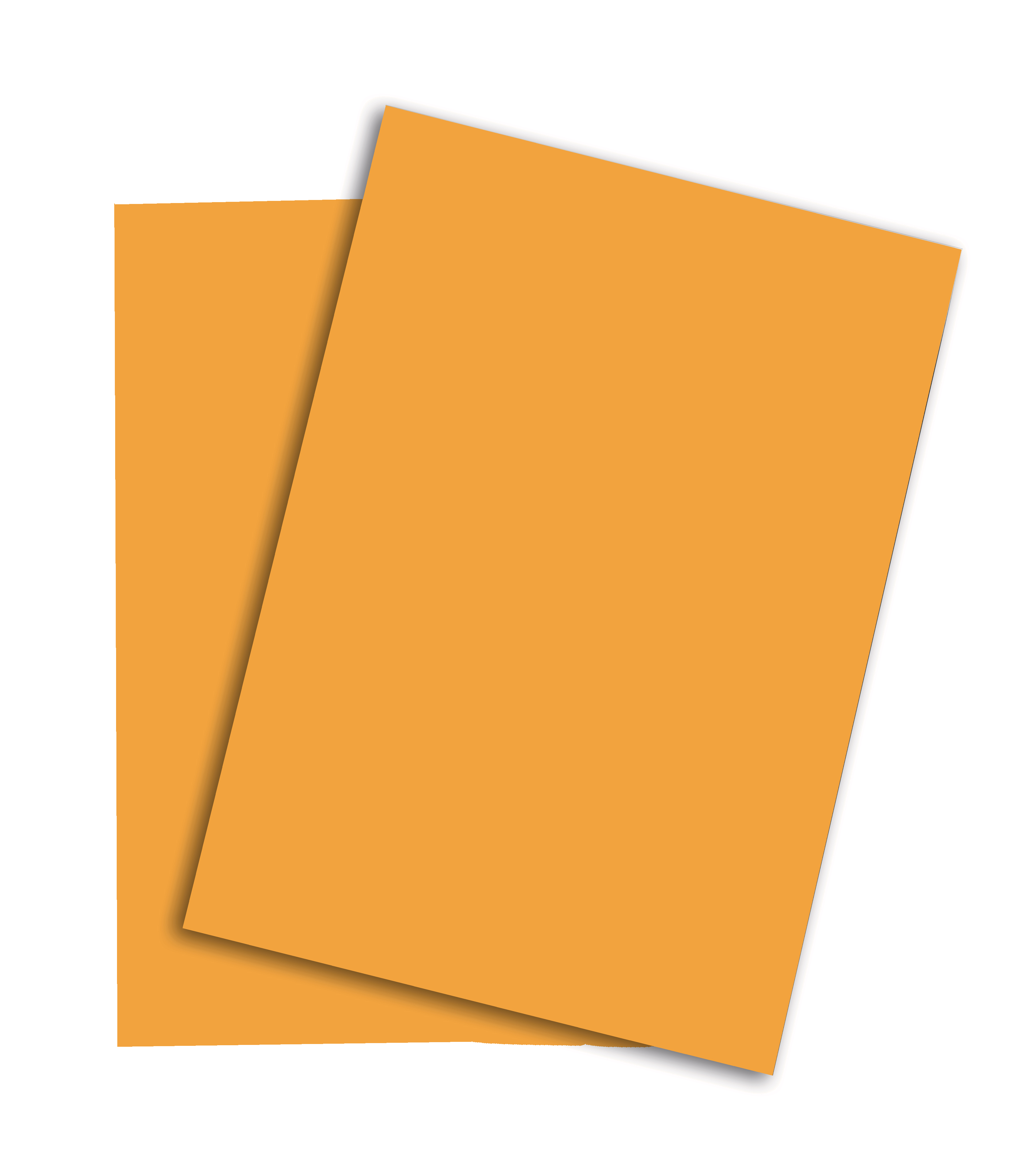 photo RAINBOW Papier orange moyen/22 A4 88043101 120g, orange 250 feuilles