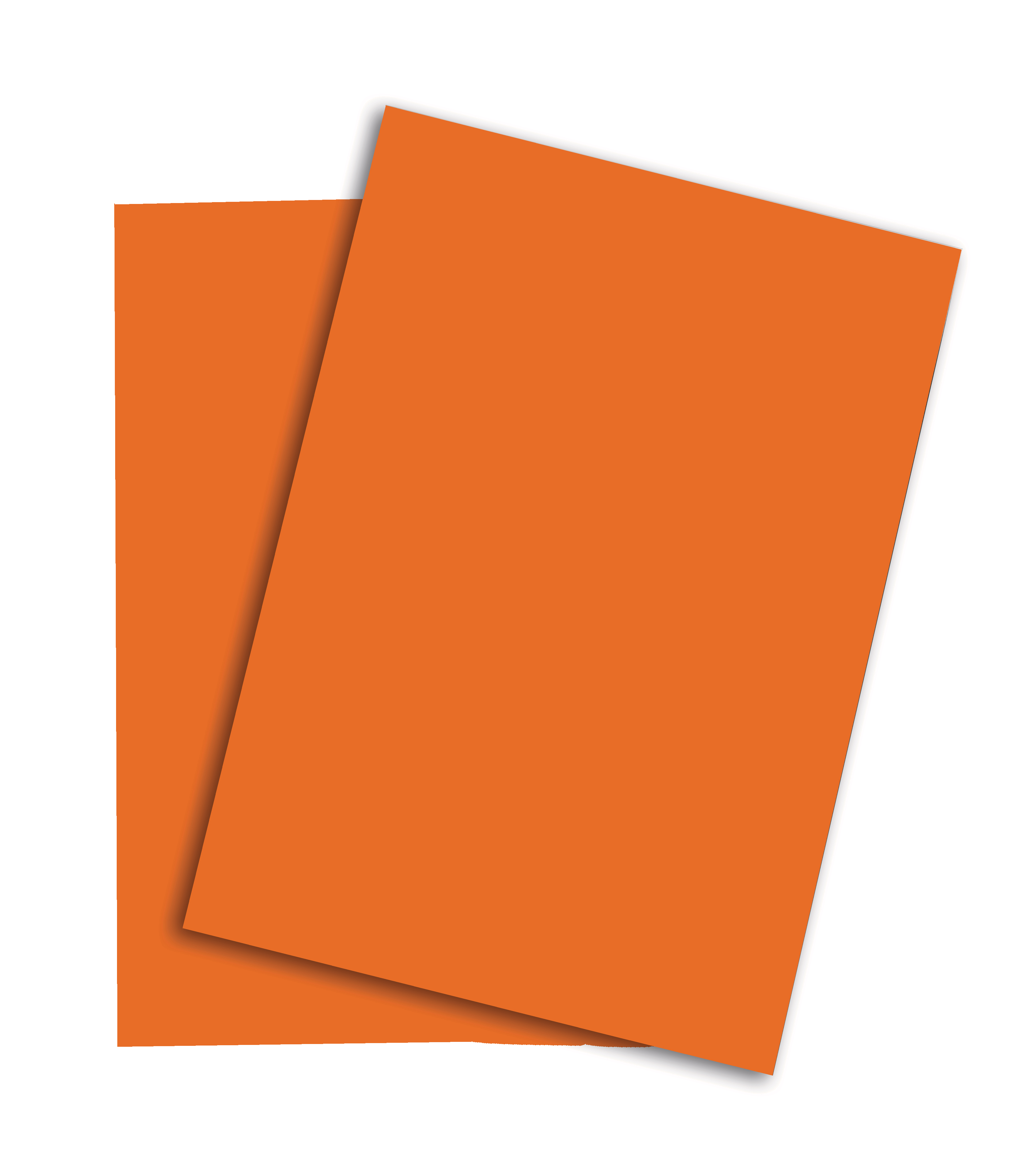 photo RAINBOW Papier orange vif/26 A4 88043131 160g, orange 250 feuilles