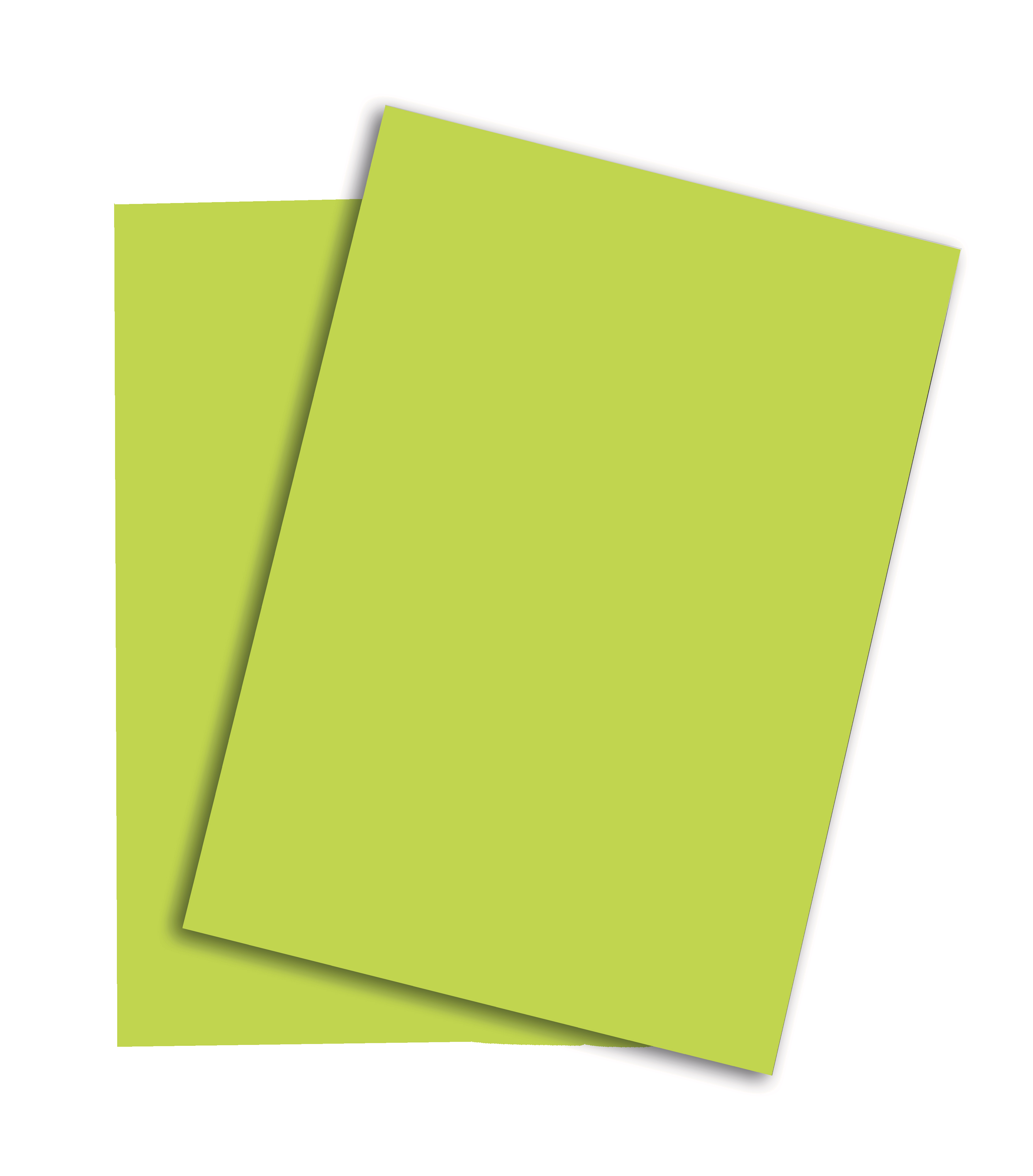 photo RAINBOW Papier vert vif/74 A4 88043138 160g, vert 250 feuilles