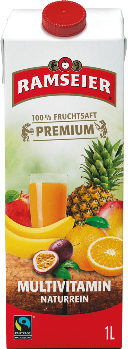 photo RAMSEIER Jus multivitaminé Premium 614590 1l, 4 pcs.