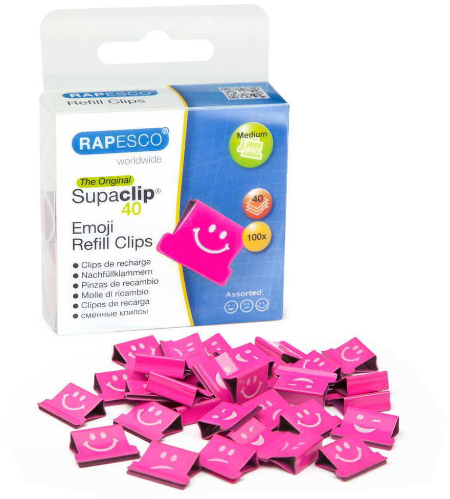 RAPESCO Clips Refill Emoji 1369 rose 100 pcs.