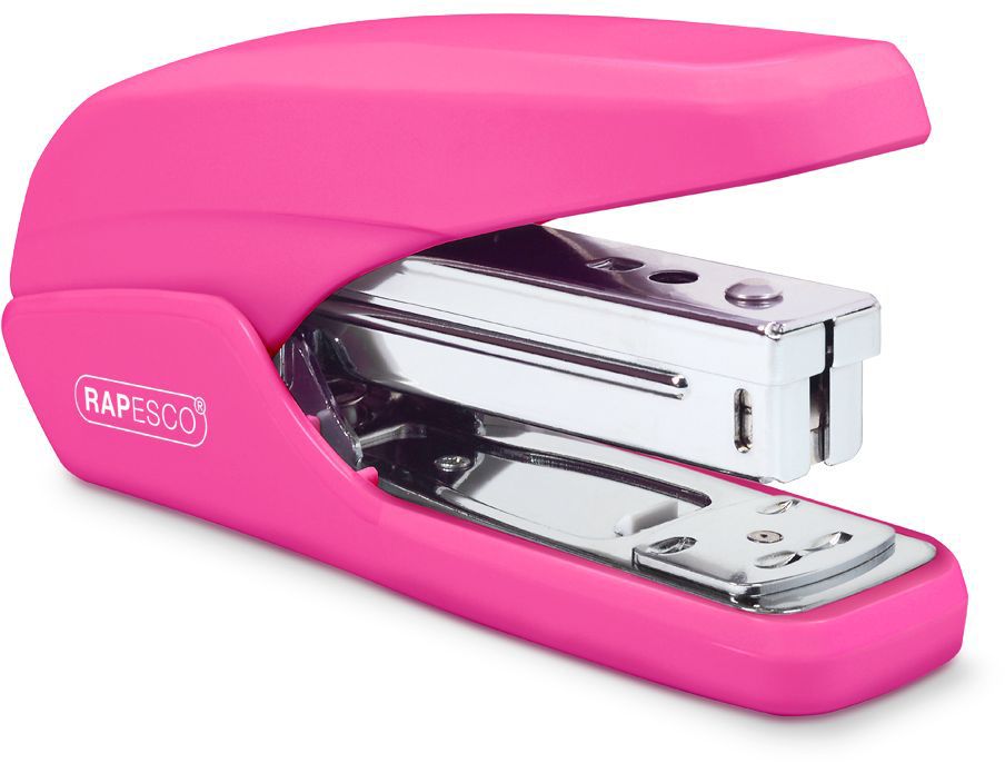photo RAPESCO Agrafeuse Less Effort 1384 hot pink 25 feuilles