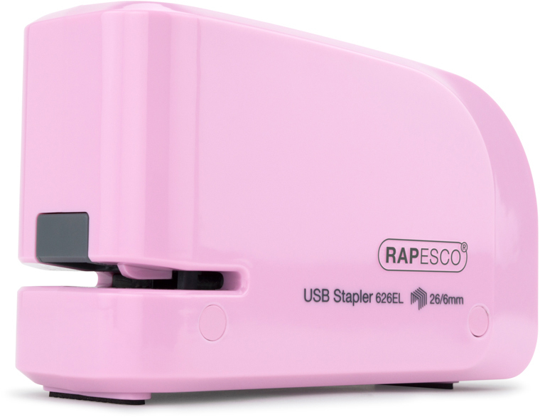 RAPESCO Agrafeuse Autom. USB/Batterie 1451 rose