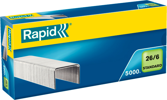 RAPID Heftklammern 26/6 mm 24861800 verzinkt 5000 Stück